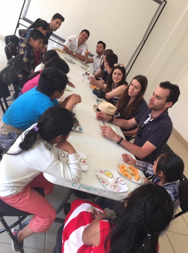 June 6th, 2017.  Club Rotaract San Cristobal De Las Casas, house for homeless children.
