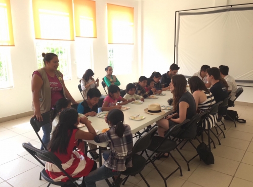 June 6th, 2017.  Club Rotaract San Cristobal De Las Casas, house for homeless children.